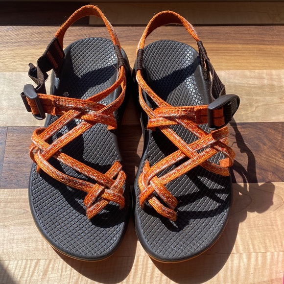 Chaco Shoes - Chaco Sandals ZX/2 Orange Size 7